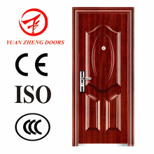 PU Metal Security Door Steel Entry Door Wrought Iron Door